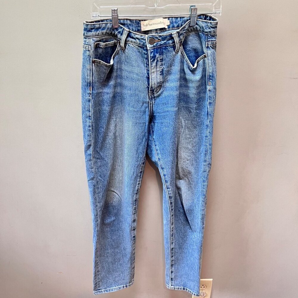 Soft Surroundings‎ Women's Blue Denim Jeans Size 8
